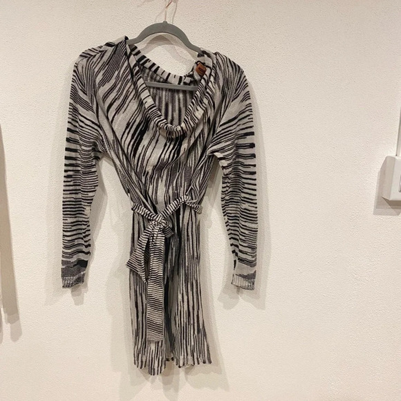 Missoni Cowl Neck Belted Dress Size 38 2 EUC - Picture 1 of 5